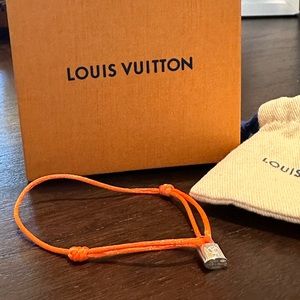 Louis Vuitton Sterling Silver Lockit Bracelet